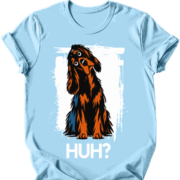 Gordon Setter Huh Dog T Shirt Gift For Dog Lover