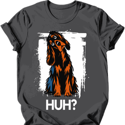Gordon Setter Huh Dog T Shirt Gift For Dog Lover