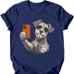 Irish Terrier Selfie Dog T Shirt Gift For Dog Lover