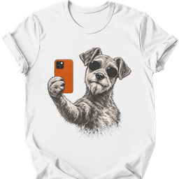 Irish Terrier Selfie Dog T Shirt Gift For Dog Lover