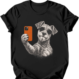 Irish Terrier Selfie Dog T Shirt Gift For Dog Lover