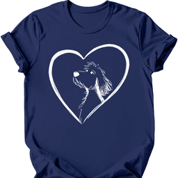 Goldendoodle Heart Dog T Shirt Gift For Dog Lover