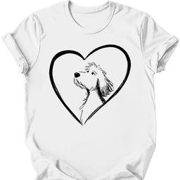 Goldendoodle Heart Dog T Shirt Gift For Dog Lover