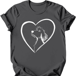 Goldendoodle Heart Dog T Shirt Gift For Dog Lover