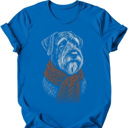 Giant Schnauzer Winter Dog T Shirt Gift For Dog Lover