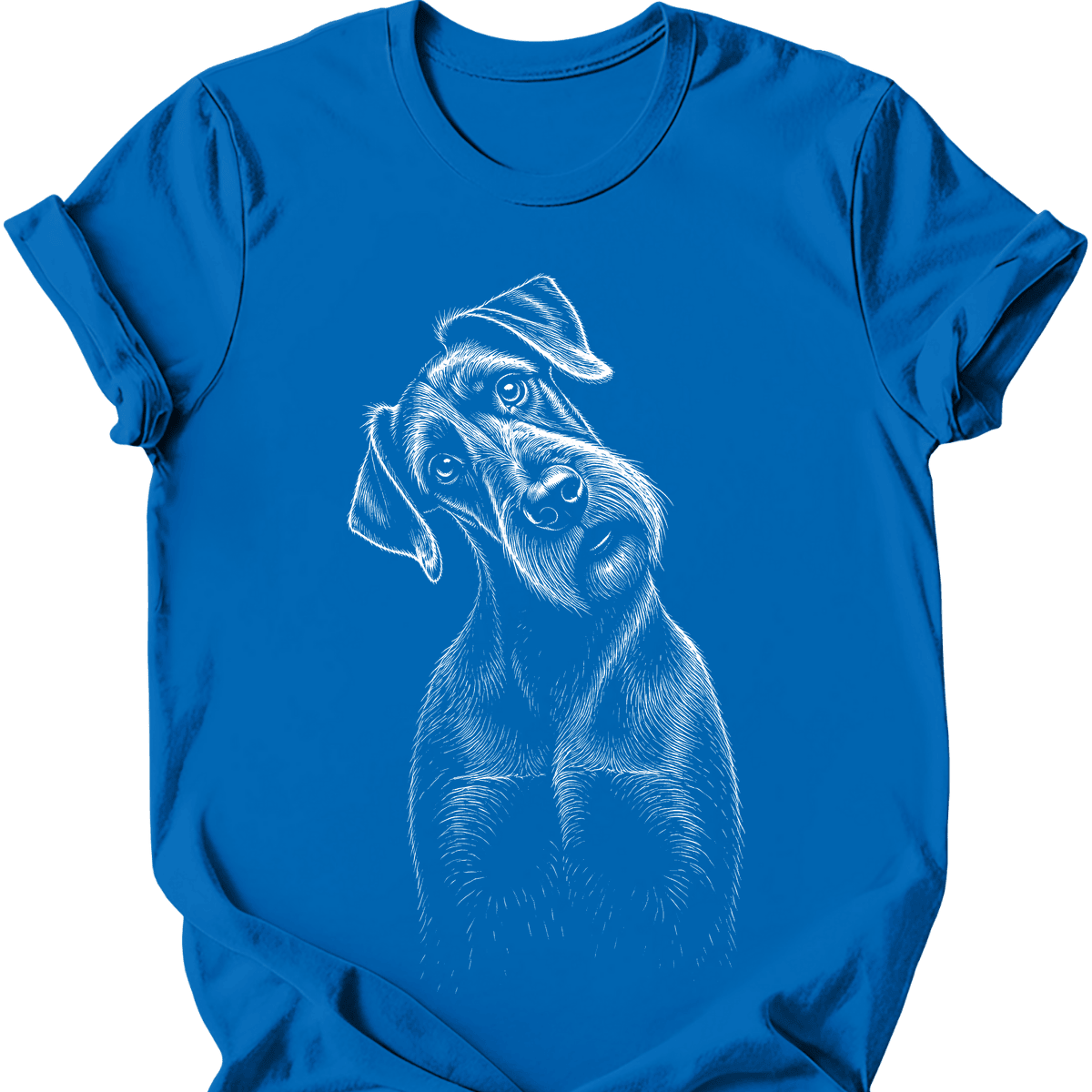 Giant Schnauzer Tilted Dog T Shirt Gift For Dog Lover