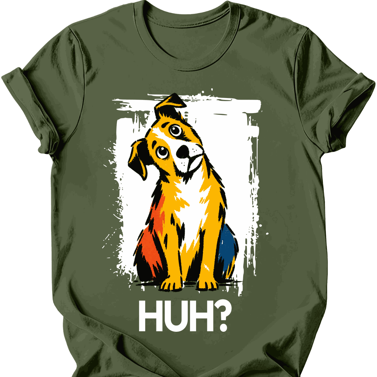 Mutt Mixed Breed Huh Dog T Shirt Gift For Dog Lover