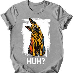 Dutch Shepherd Huh Dog T Shirt Gift For Dog Lover