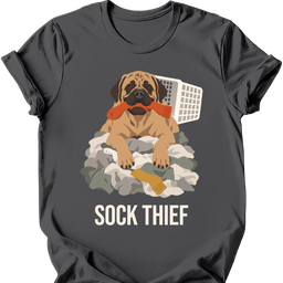 Mastiff Sock Thief T Shirt Gift For Dog Lover
