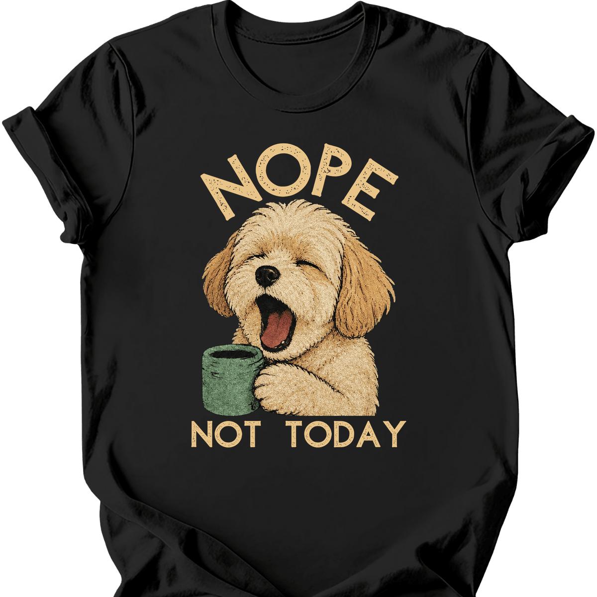 Maltipoo Not Today T Shirt Gift For Dog Lover