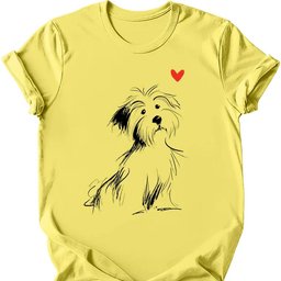 Havanese Sketch Dog T Shirt Gift For Dog Lover