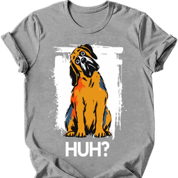 Mastiff Huh Dog T Shirt Gift For Dog Lover