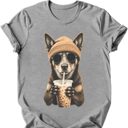 Kelpie Hipster Dog T Shirt Gift For Dog Lover