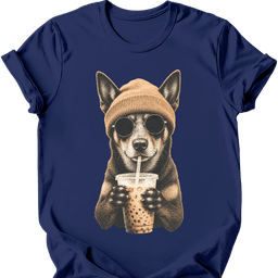 Kelpie Hipster Dog T Shirt Gift For Dog Lover
