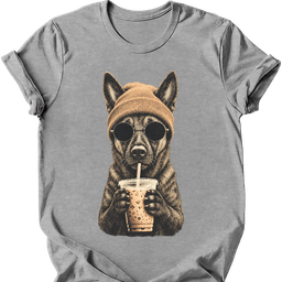 Dutch Shepherd Hipster Dog T Shirt Gift For Dog Lover