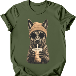 Dutch Shepherd Hipster Dog T Shirt Gift For Dog Lover