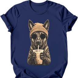 Dutch Shepherd Hipster Dog T Shirt Gift For Dog Lover