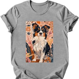 Miniature American Shepherd Boho Dog T Shirt Gift For Dog Lover