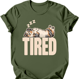 Australian Shepherd Tired Dog T Shirt Gift For Dog Lover