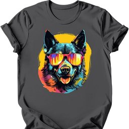 Norwegian Elkhound Top Dog T Shirt Gift For Dog Lover