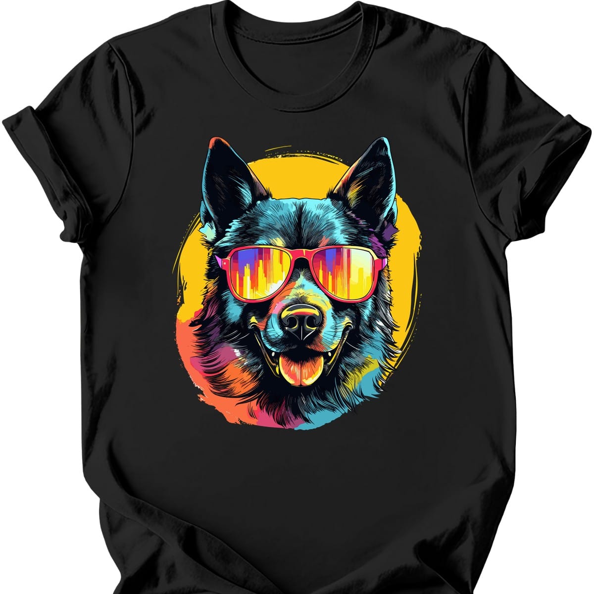 Norwegian Elkhound Top Dog T Shirt Gift For Dog Lover
