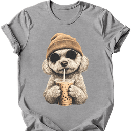 Maltipoo Hipster Dog T Shirt Gift For Dog Lover