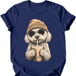 Maltipoo Hipster Dog T Shirt Gift For Dog Lover