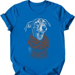 Italian Greyhound Winter Dog T Shirt Gift For Dog Lover