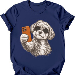 Maltipoo Selfie Dog T Shirt Gift For Dog Lover