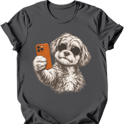 Maltipoo Selfie Dog T Shirt Gift For Dog Lover