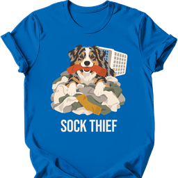 Miniature American Shepherd Sock Thief T Shirt Gift For Dog Lover