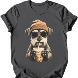 Miniature Schnauzer Hipster Dog T Shirt Gift For Dog Lover