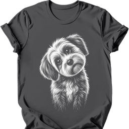 Havanese Tilted Dog T Shirt Gift For Dog Lover