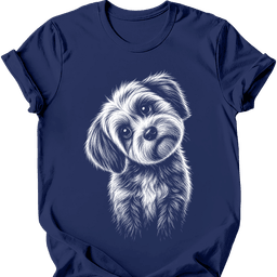 Havanese Tilted Dog T Shirt Gift For Dog Lover