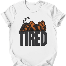Gordon Setter Tired Dog T Shirt Gift For Dog Lover