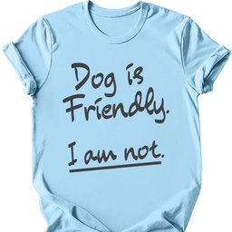 Friendly T Shirt Gift For Dog Lover
