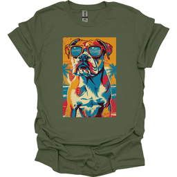 Mastiff Summer Dog T Shirt Gift For Dog Lover