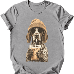 German Shorthaired Pointer Hipster Dog T Shirt Gift For Dog Lover