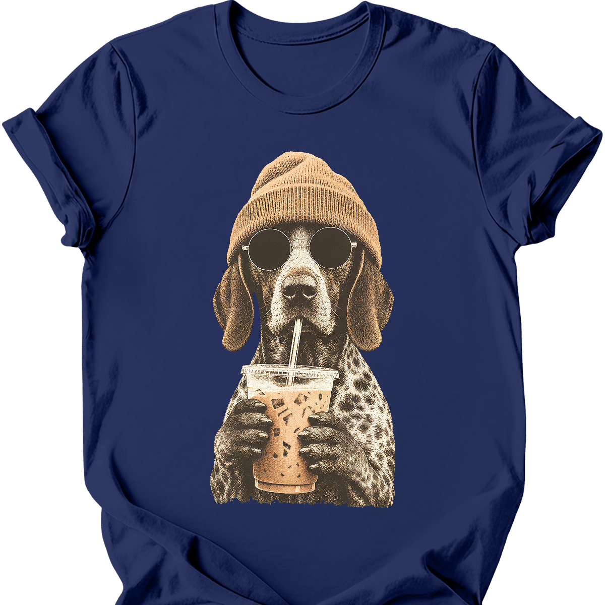 German Shorthaired Pointer Hipster Dog T Shirt Gift For Dog Lover