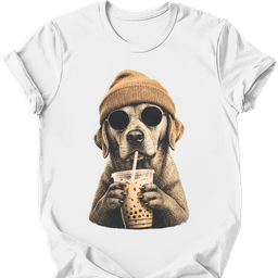 Labrador Hipster Dog T Shirt Gift For Dog Lover