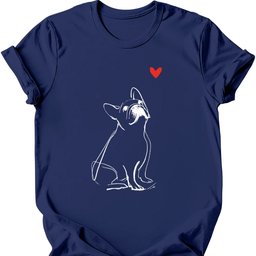 French Bulldog Sketch Dog T Shirt Gift For Dog Lover