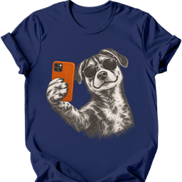 Mutt Mixed Breed Selfie Dog T Shirt Gift For Dog Lover