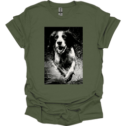 English Springer Spaniel Puddle Dog T Shirt Gift For Dog Lover