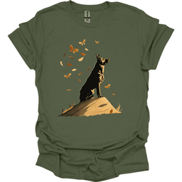 Dutch Shepherd Fall Dog T Shirt Gift For Dog Lover