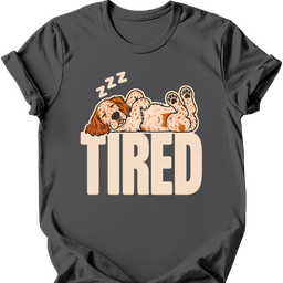 English Setter Tired Dog T Shirt Gift For Dog Lover