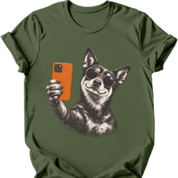 Kelpie Selfie Dog T Shirt Gift For Dog Lover