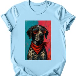German Shorthaired Pointer Punk Dog T Shirt Gift For Dog Lover