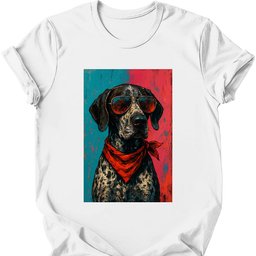 German Shorthaired Pointer Punk Dog T Shirt Gift For Dog Lover