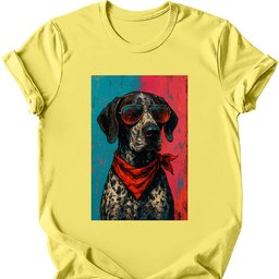 German Shorthaired Pointer Punk Dog T Shirt Gift For Dog Lover