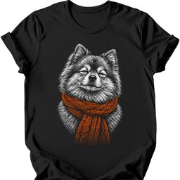 German Spitz Winter Dog T Shirt Gift For Dog Lover